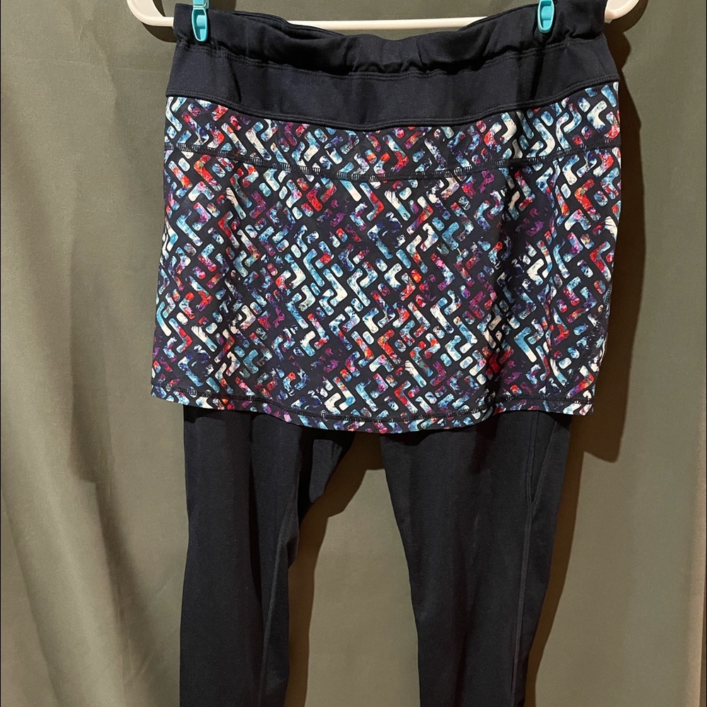 Athleta fitness capris skort